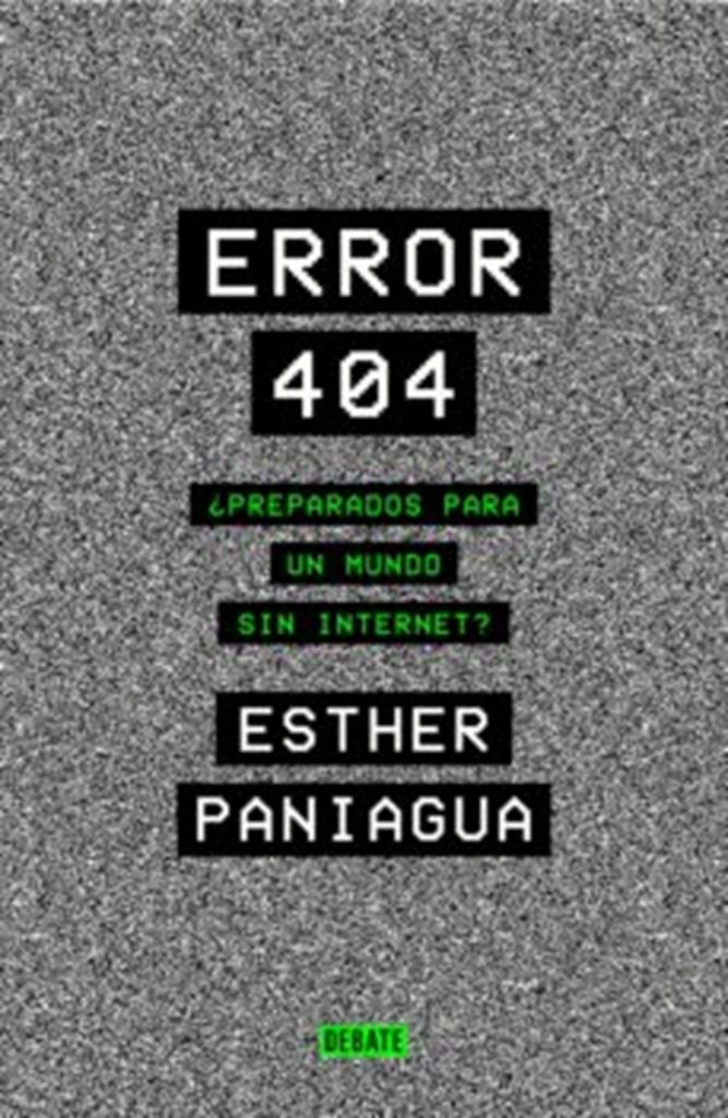 Portada del libro "Error 404" de Esther Paniagua